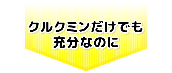 クルクミンだけでも充分なのに