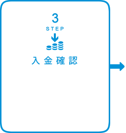 STEP3：入金確認